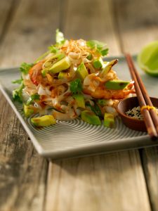 Asian noodles with ginger, garlic and avocado - Australian Avocados