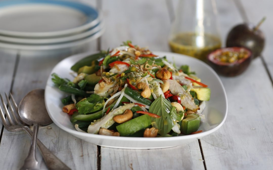 Thai turkey salad