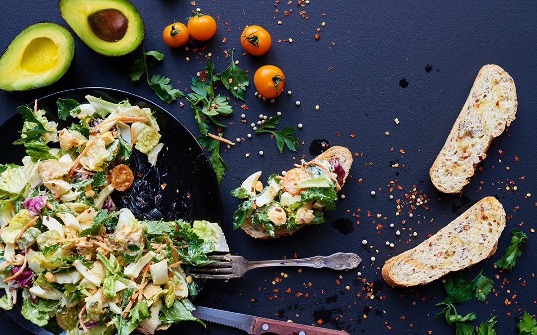 Avocado crostini