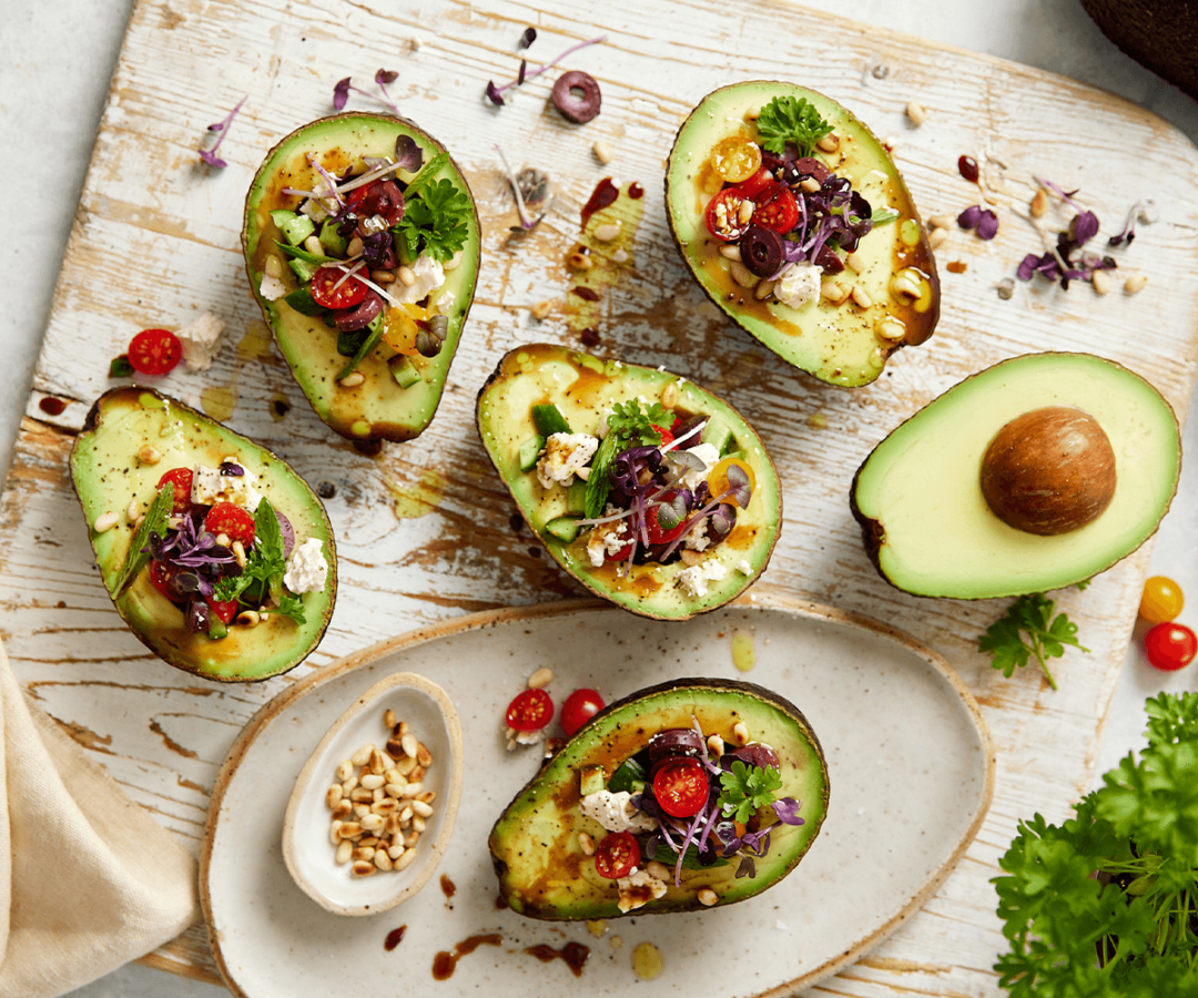 Mediterranean Avocado Boats - Australian Avocados