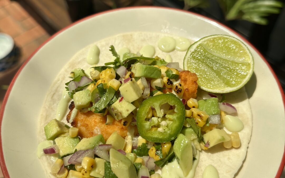 Avocado and Fish Tacos