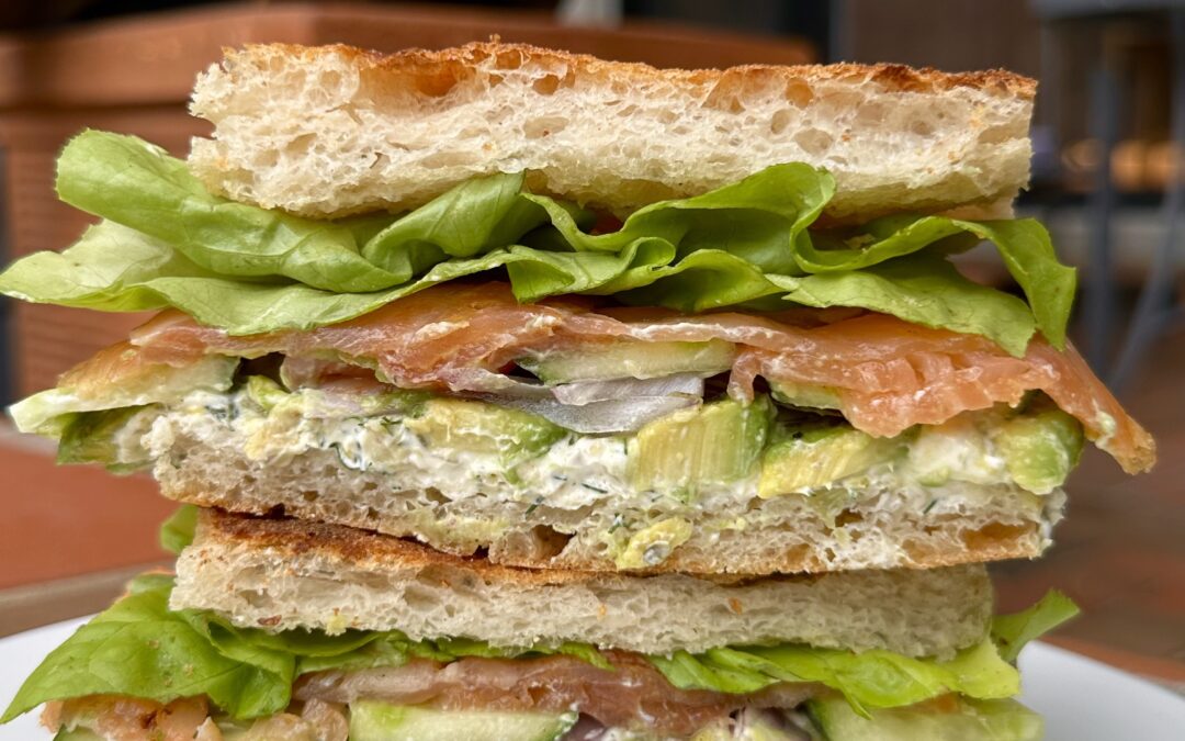 Smoked Salmon & Avocado Sandwich