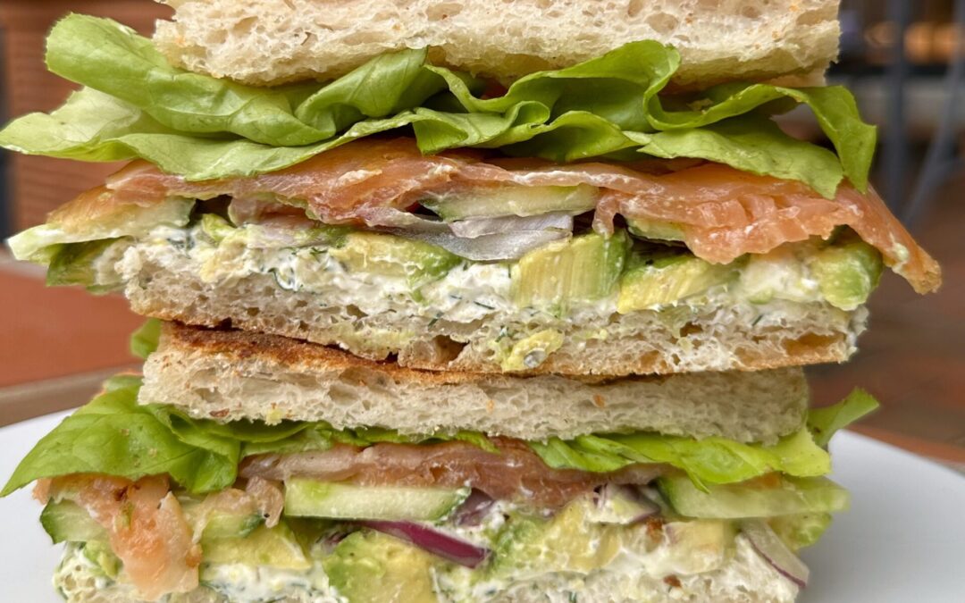 Smoked Salmon & Avocado Sandwich